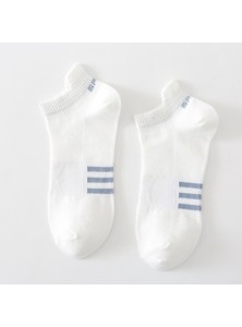 Men Summer Breathable Low-Top Shallow Mouth Sports Sweat-Absorbing Thin Cotton Socks