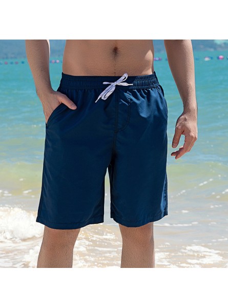 Men Casual Outdoor Solid Color Loose Sports Beach Shorts