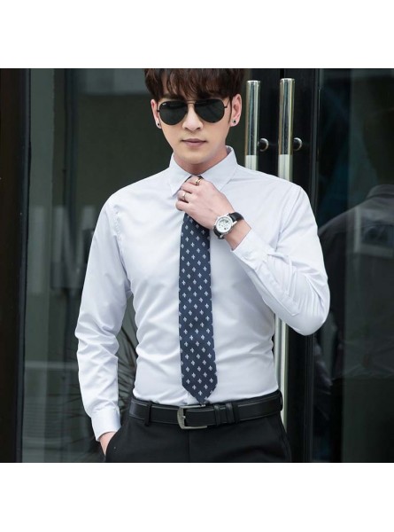 Men Casual Basic Solid Color Long Sleeve Lapel Plus Size Shirt