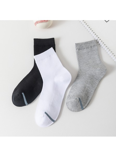 Men Fashion Casual Sports Basic Cotton Mid-Calf Socks