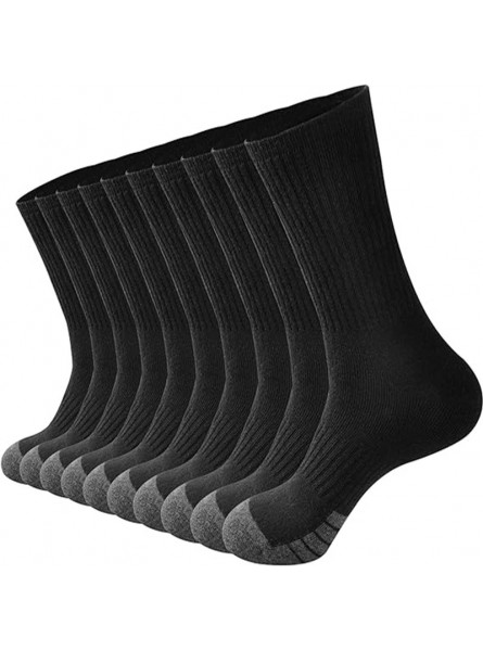 Men Simple Stripe Sports Stockings 5 Pairs-Bag