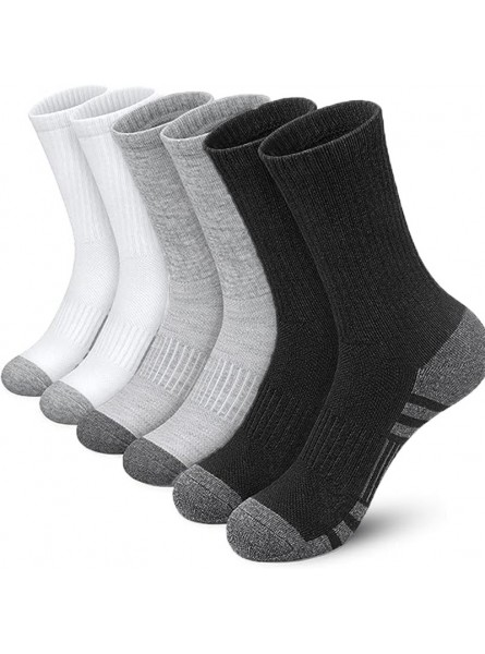 Men Simple Stripe Sports Stockings 5 Pairs-Bag