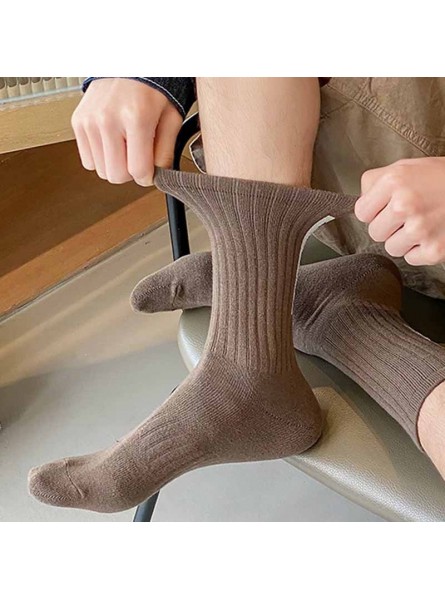 Men Spring Autumn Leisure Sports Letter Mid-Calf Socks