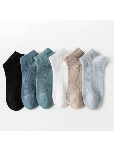 Men Simple Mesh Breathable Socks